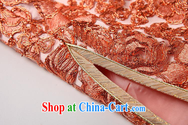 2014 new improved fashion industry beauty banquet long dresses wedding dress toast QF serving 140,507 gold L pictures, price, brand platters! Elections are good character, the national distribution, so why buy now enjoy more preferential! Health