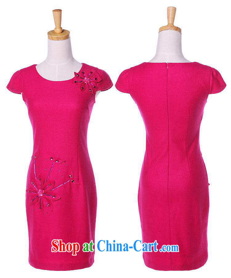 2013 fall/winter new improved fashion that three-dimensional take short cheongsam Shenzhen factory Wholesale/mixed lot of red XXL pictures, price, brand platters! Elections are good character, the national distribution, so why buy now enjoy more preferential! Health