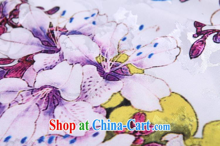 2014 spring and summer new, improved and stylish short-sleeve the beads do not open's elegant qipao dress ShenZhen Factory wholesale blue XXL pictures, price, brand platters! Elections are good character, the national distribution, so why buy now enjoy more preferential! Health