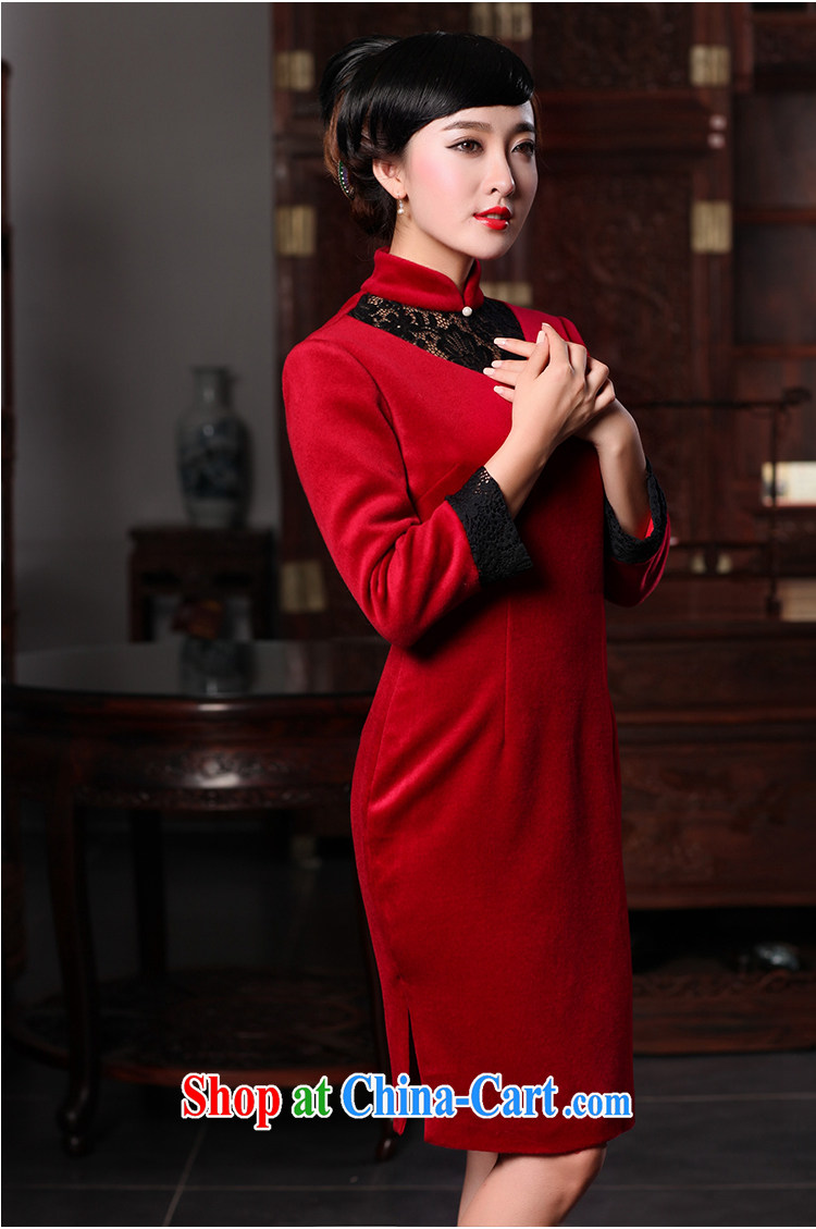 Birds love Fang Fei country 2015 spring new improved stylish long-sleeved wool? red cheongsam QC 590 red XXL - pre-sale 20 Day Shipping pictures, price, brand platters! Elections are good character, the national distribution, so why buy now enjoy more preferential! Health