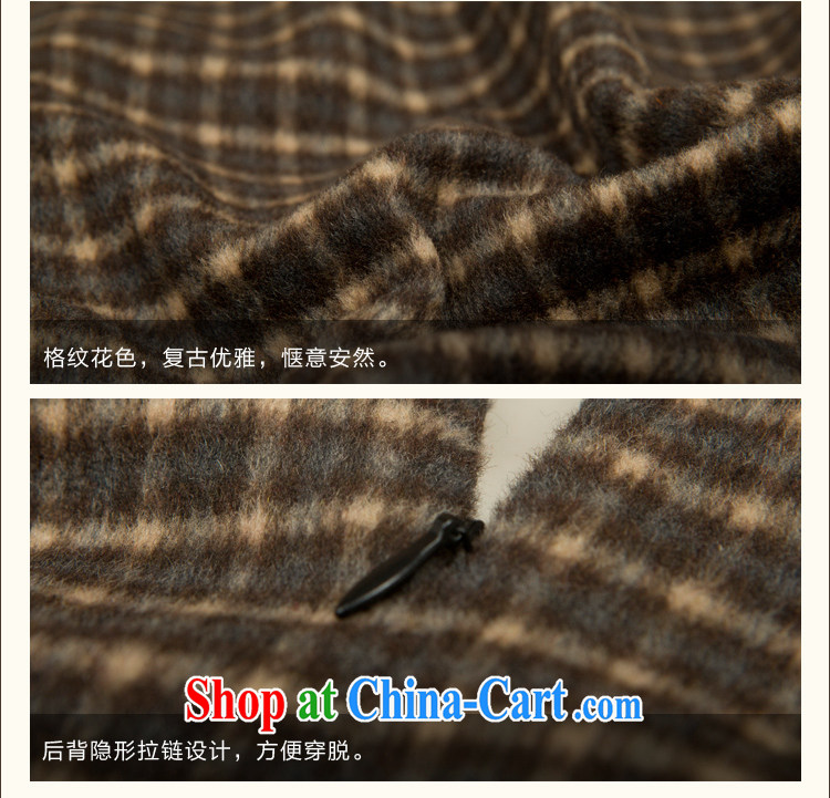 Bird lovers of Evian water retreat center 2015 spring loaded new retro checkered hair beauty is long cheongsam QC 592 plaid XXL pictures, price, brand platters! Elections are good character, the national distribution, so why buy now enjoy more preferential! Health