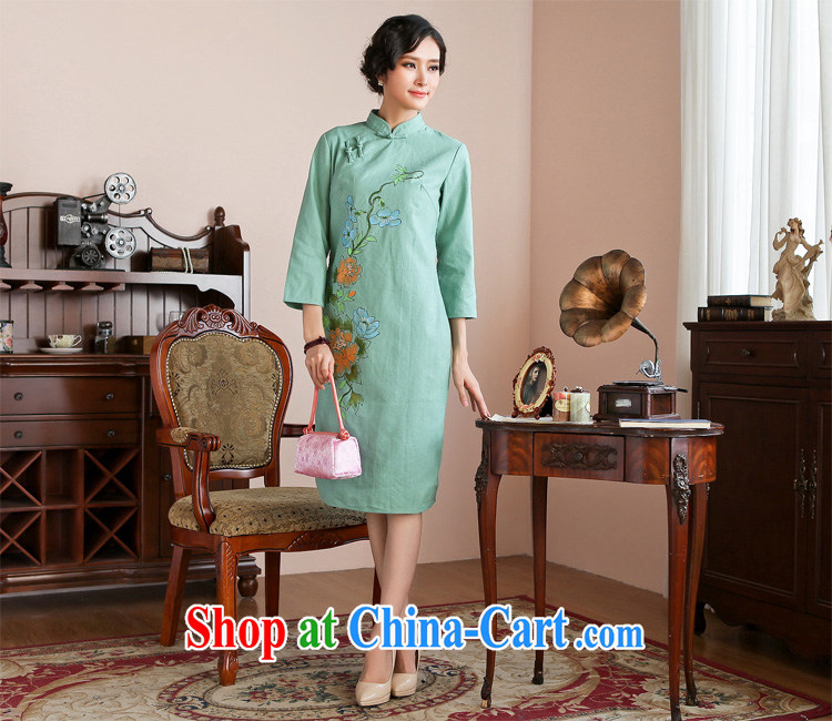 Ask a vegetarian autumn new dresses, for hand-painted, long dresses fall and winter dress winter dress WXZ 1198 green XL code pictures, price, brand platters! Elections are good character, the national distribution, so why buy now enjoy more preferential! Health