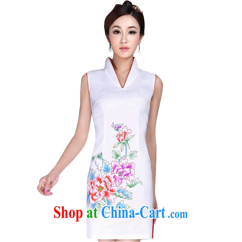 And, according to summer dress cheongsam stylish improved sexy outfit retro short V collar cheongsam dress dress LYE 1705 pink L, in accordance with (leyier), shopping on the Internet