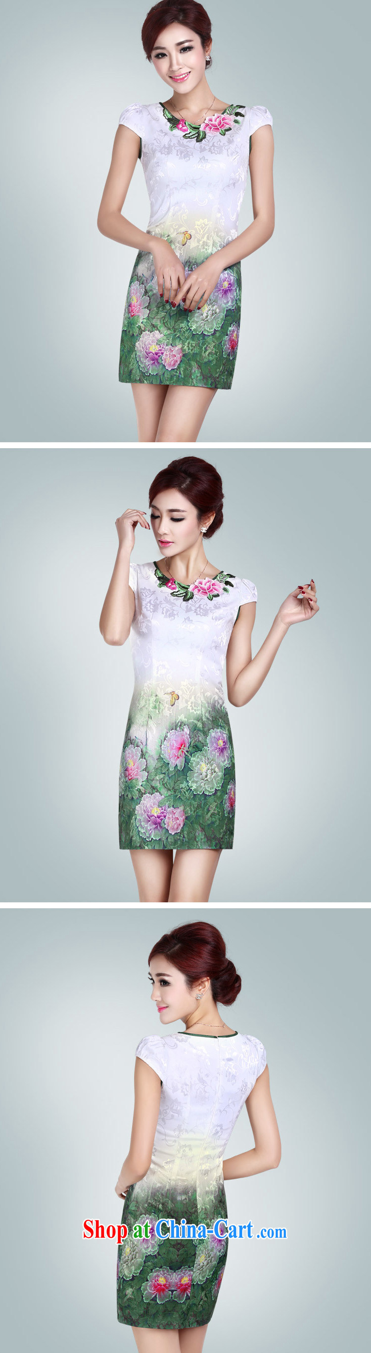 And, according to summer dress cheongsam elegant embroidered dresses cheongsam dress Women Fashion sexy retro beauty, long dresses LYE 1401 white M pictures, price, brand platters! Elections are good character, the national distribution, so why buy now enjoy more preferential! Health