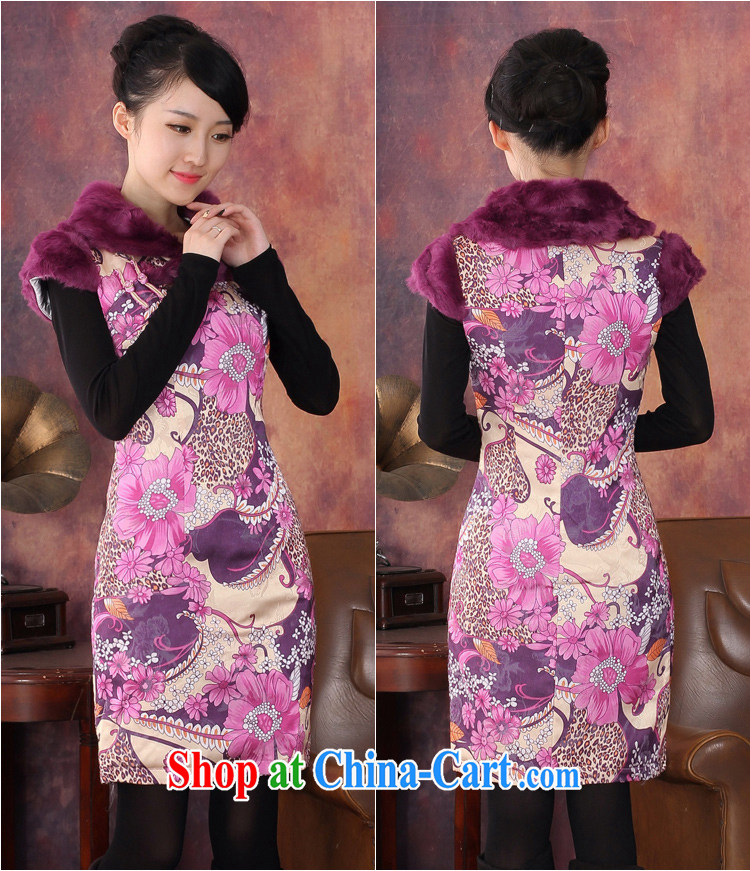 2014 winter clothes New Original Design quilted short cheongsam to three-dimensional embroidery warm outfit Beauty Package Mail 344,606 orange M pictures, price, brand platters! Elections are good character, the national distribution, so why buy now enjoy more preferential! Health