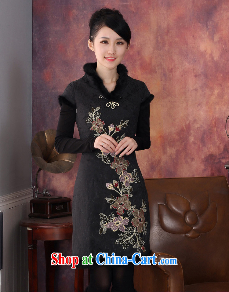 Oriental elite 2014 autumn and winter dresses short-sleeved quilted dress warm jacket package mail 344,612 XL pictures, price, brand platters! Elections are good character, the national distribution, so why buy now enjoy more preferential! Health