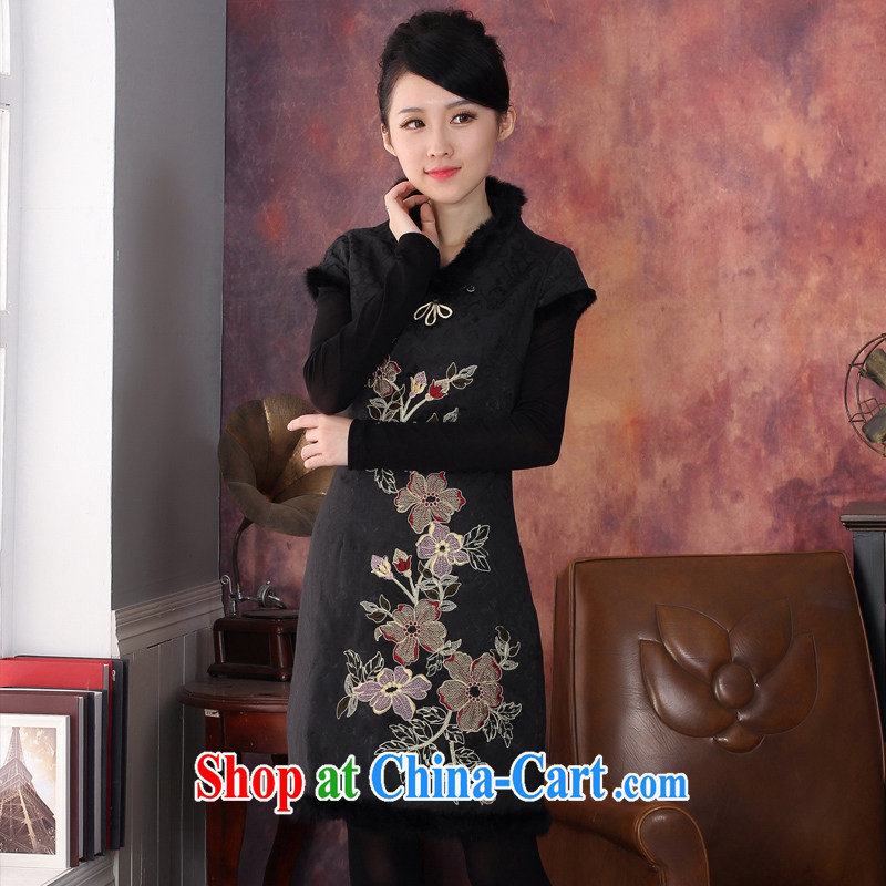Oriental elite 2014 autumn and winter dresses short-sleeved quilted dress warm jacket package mail 344,612 XL, Oriental and nobles, and shopping on the Internet