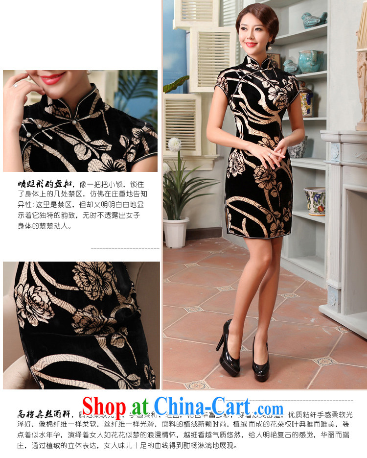 The CYD HO Kwun Tong' blue dream 2015 summer classic videos Silk Cheongsam sauna silk flocking MOM cheongsam dress G 13,599 fancy S pictures, price, brand platters! Elections are good character, the national distribution, so why buy now enjoy more preferential! Health