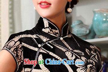 The CYD HO Kwun Tong' blue dream 2015 summer classic videos Silk Cheongsam sauna silk flocking MOM cheongsam dress G 13,599 fancy S pictures, price, brand platters! Elections are good character, the national distribution, so why buy now enjoy more preferential! Health