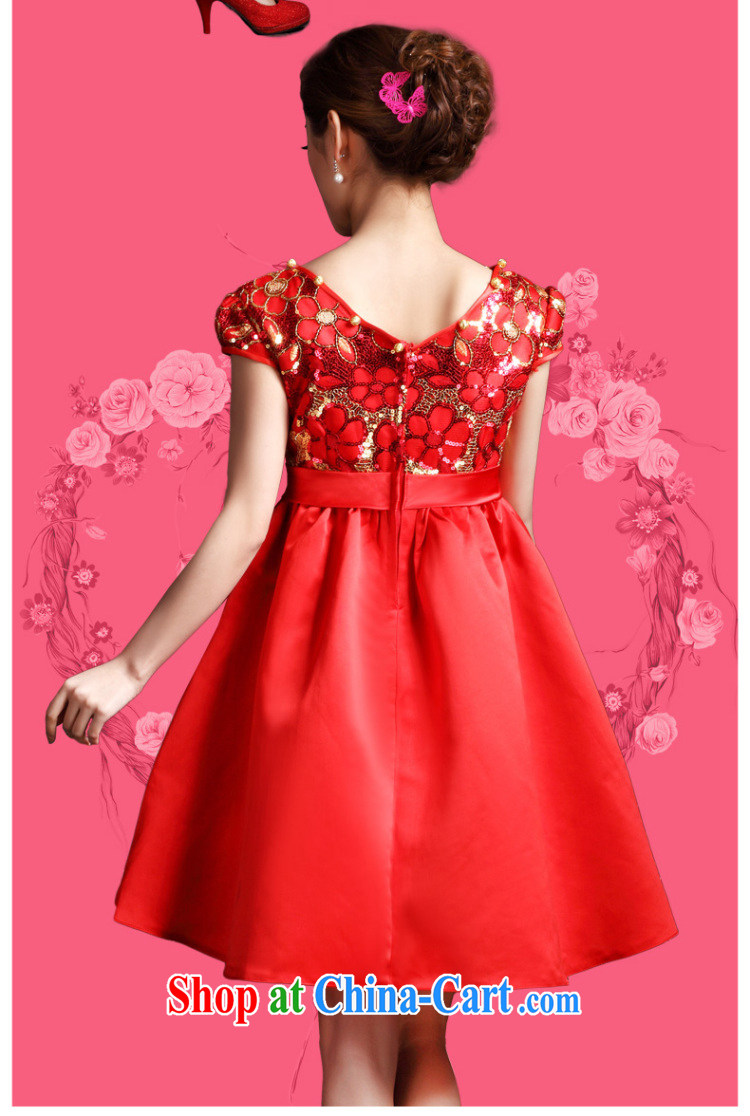Non-you don't marry 2014 spring and summer wedding dress bridal red toast serving short, large, thick MM pregnant women cheongsam dress 2XL pictures, price, brand platters! Elections are good character, the national distribution, so why buy now enjoy more preferential! Health