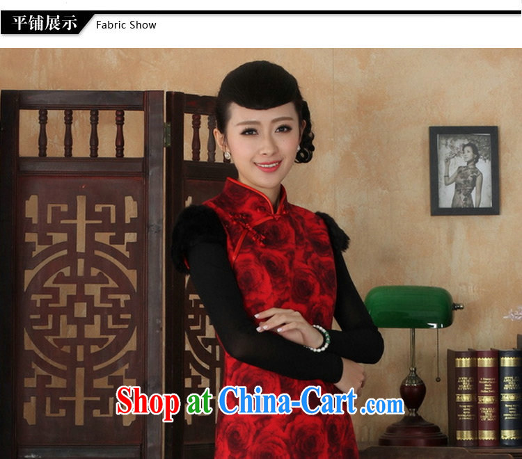 spend the winter clothes new cheongsam dress Chinese qipao, for a tight Chinese improved gross Winter? qipao such as figure 2 XL pictures, price, brand platters! Elections are good character, the national distribution, so why buy now enjoy more preferential! Health