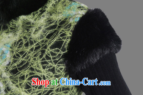 High quality wool is the improved stylish 2012 winter clothes new Chinese wool collar cheongsam dress winter dress package mail Map Color XXL pictures, price, brand platters! Elections are good character, the national distribution, so why buy now enjoy more preferential! Health
