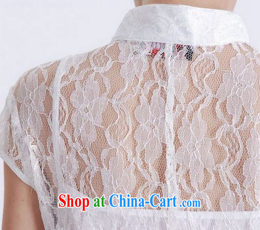 LACE dresses and stylish short summer 2013 Chinese improved embroidery Phoenix Sau San qipao gown package mail black XXL pictures, price, brand platters! Elections are good character, the national distribution, so why buy now enjoy more preferential! Health
