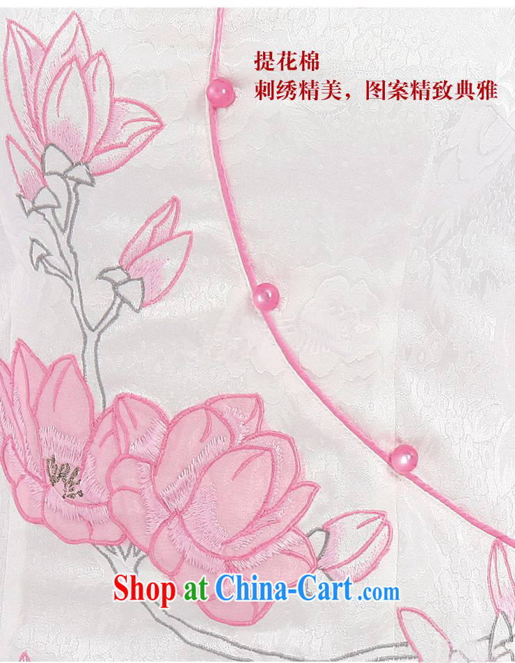 Seconds kill package mail cheongsam dress summer beauty and stylish graphics thin retro daily improved short white dress elegant white XXL pictures, price, brand platters! Elections are good character, the national distribution, so why buy now enjoy more preferential! Health