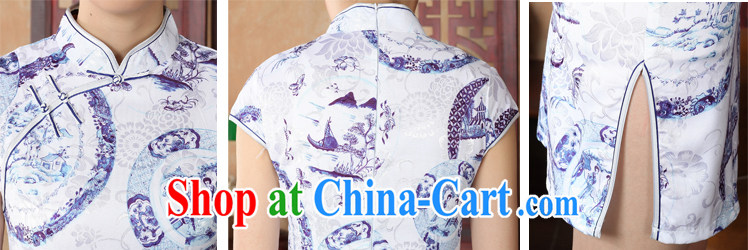 cheongsam dress style beauty, fashionable summer maximum code Chinese improved retro graphics thin short dress 14 #XXL pictures, price, brand platters! Elections are good character, the national distribution, so why buy now enjoy more preferential! Health
