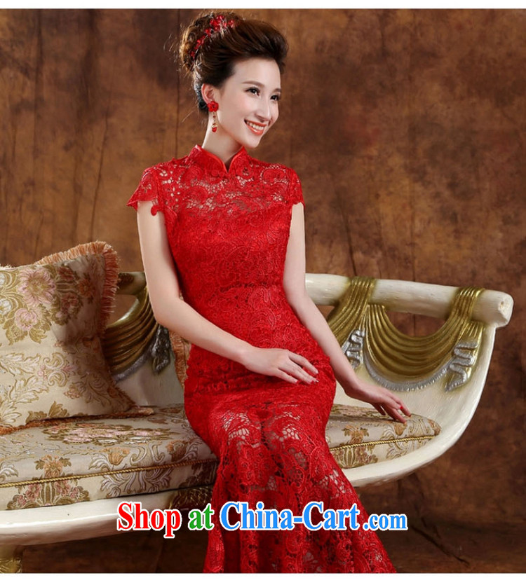 wedding dresses 2015 new marriage toast Service Bridal Fashion dresses red dress long bag shoulder lace short M pictures, price, brand platters! Elections are good character, the national distribution, so why buy now enjoy more preferential! Health