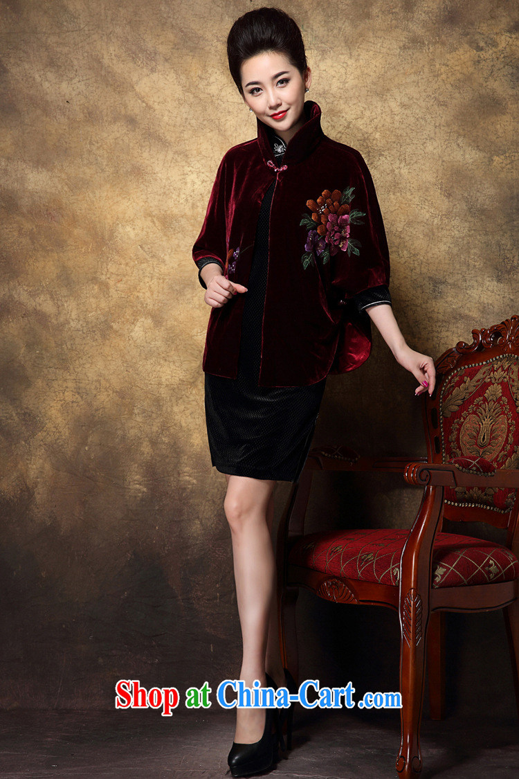 Still, the 2014 autumn and winter new female Chinese High style Chinese style improved cheongsam black. XXL pictures, price, brand platters! Elections are good character, the national distribution, so why buy now enjoy more preferential! Health