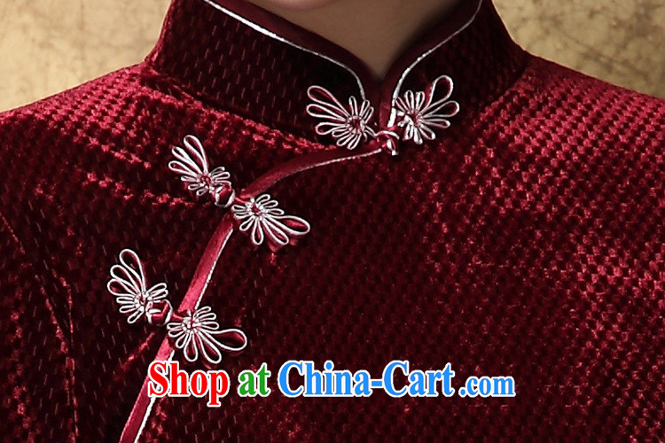 Still, the 2014 autumn and winter new female Chinese Korean lint-free Chinese mom long cheongsam red XXL pictures, price, brand platters! Elections are good character, the national distribution, so why buy now enjoy more preferential! Health