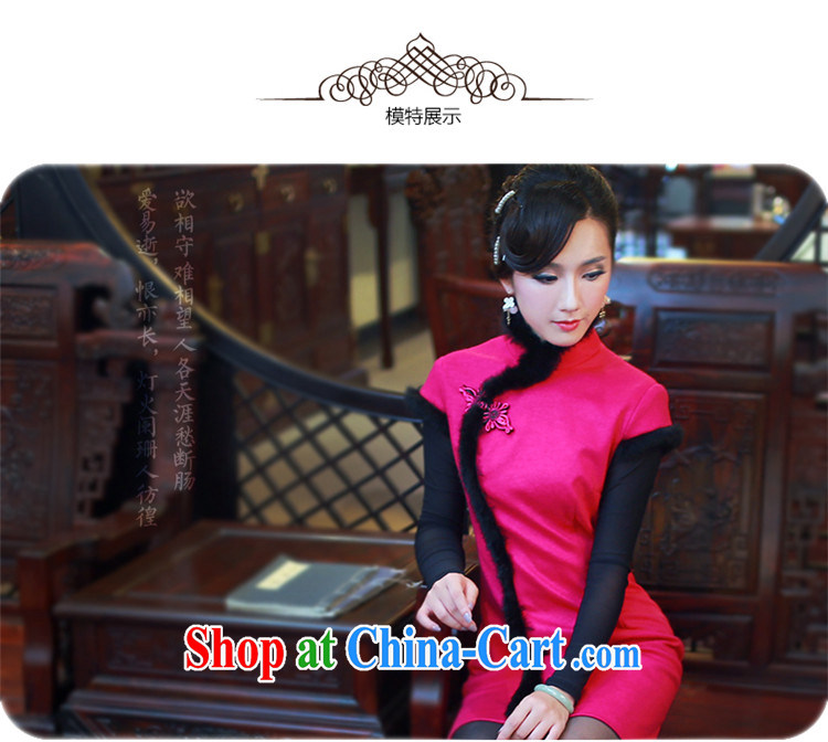 Ruyi style in a new, improved daily, Autumn manually load cheongsam dress quilted style retro dresses 4819 4819 red XXL pictures, price, brand platters! Elections are good character, the national distribution, so why buy now enjoy more preferential! Health