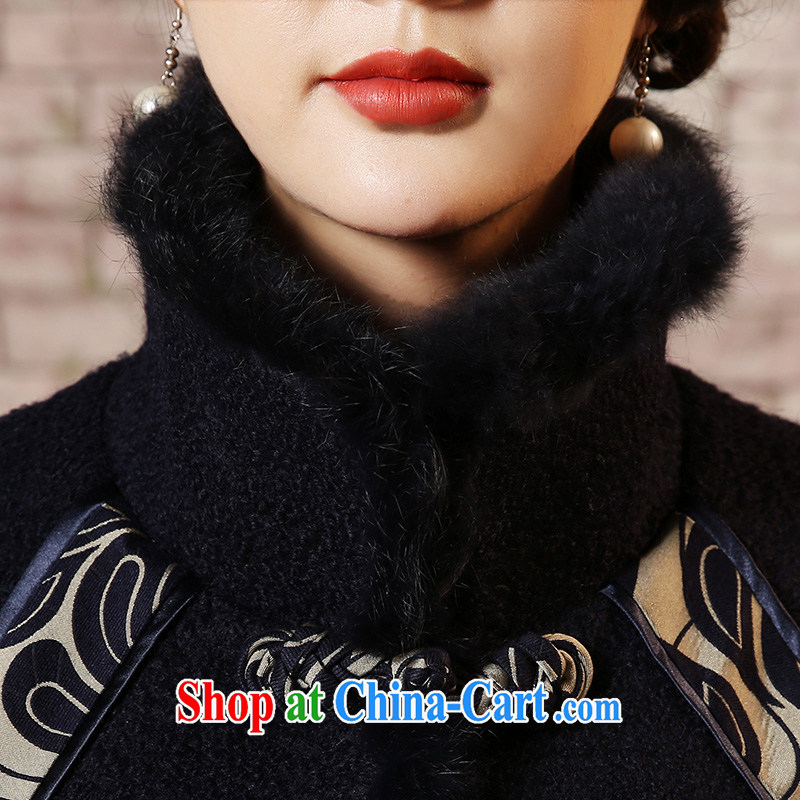 The CYD HO Kwun Tong' love for Performing Arts 2014 winter clothing new, so gross jacket Chinese improved thick hair for Chinese TC 4930 BMW blue XXXL, Sau looked Tang, shopping on the Internet