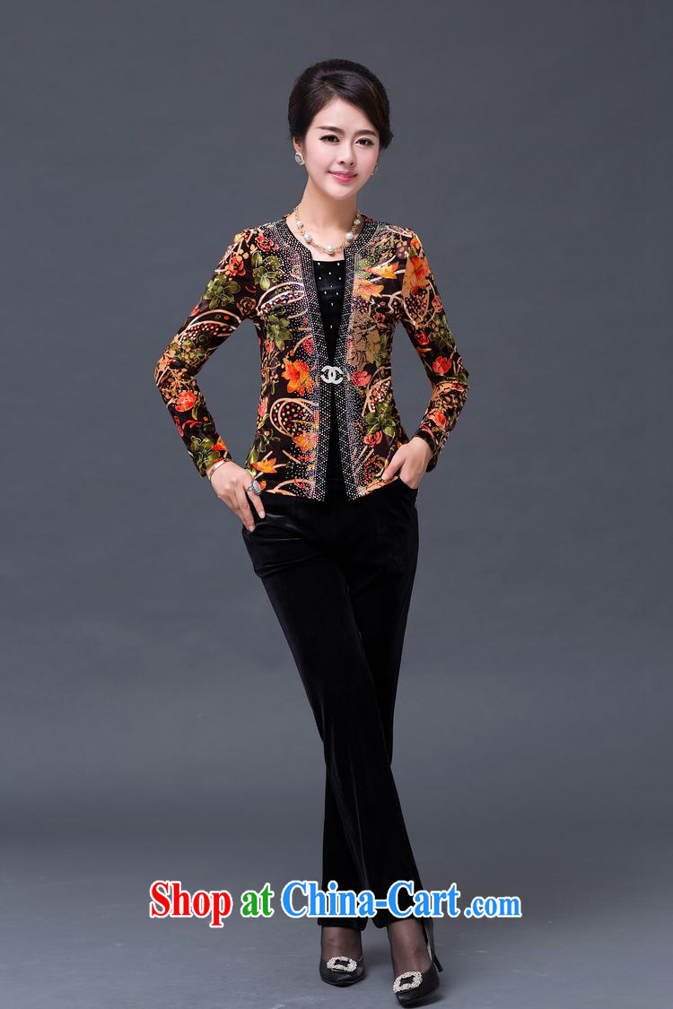 JA the 2014 autumn and winter new retro full stamp duty on beads, velvet jacket trousers Kit SSF - 1492 - 14,001 red flower XXXXXL pictures, price, brand platters! Elections are good character, the national distribution, so why buy now enjoy more preferential! Health