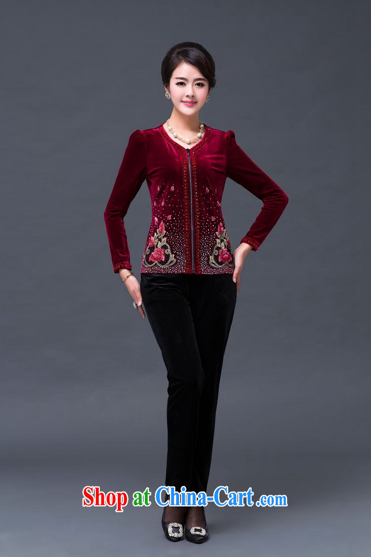 JA the 2014 autumn and winter new retro front ends nails Pearl castor pants, wool two piece suit trousers SSF - 1493 - 14,001 maroon XXXXXL pictures, price, brand platters! Elections are good character, the national distribution, so why buy now enjoy more preferential! Health