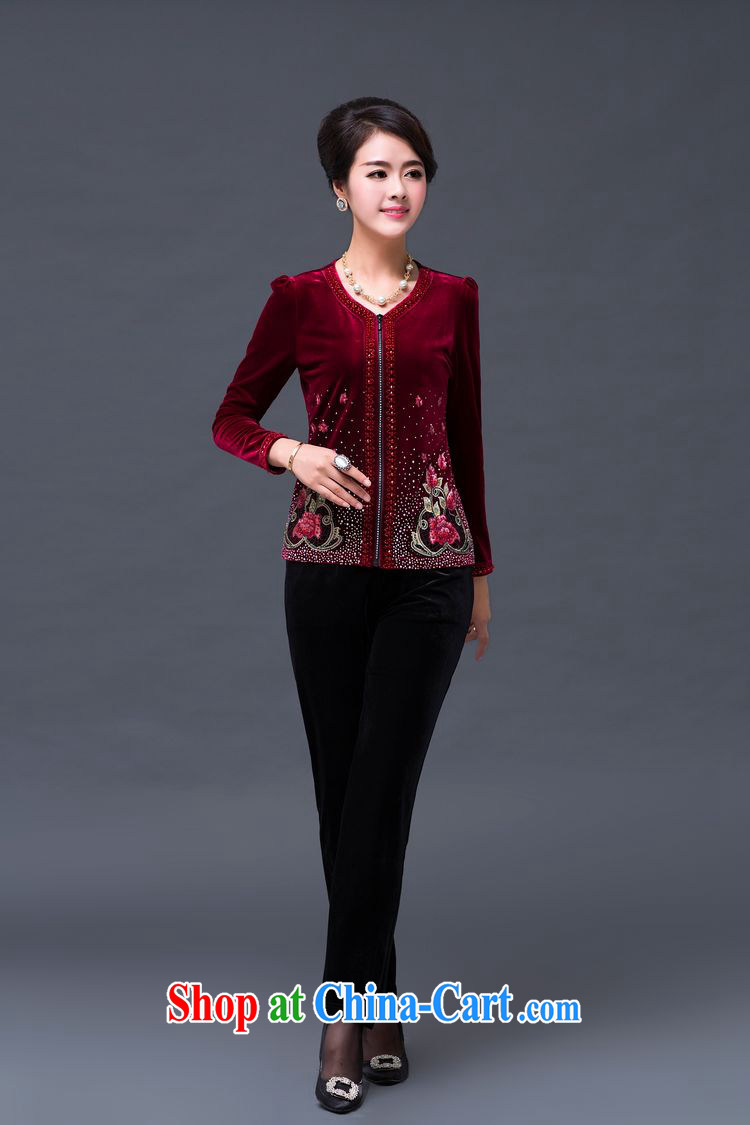 JA the 2014 autumn and winter new retro front ends nails Pearl castor pants, wool two piece suit trousers SSF - 1493 - 14,001 maroon XXXXXL pictures, price, brand platters! Elections are good character, the national distribution, so why buy now enjoy more preferential! Health