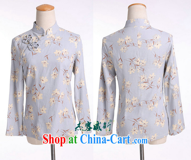 Jessup, China wind spring and summer women improved Chinese Antique linen stamp duty, for long-sleeved hand-tie Chinese shirt T-shirt, long sleeved shirt, a flower M pictures, price, brand platters! Elections are good character, the national distribution, so why buy now enjoy more preferential! Health