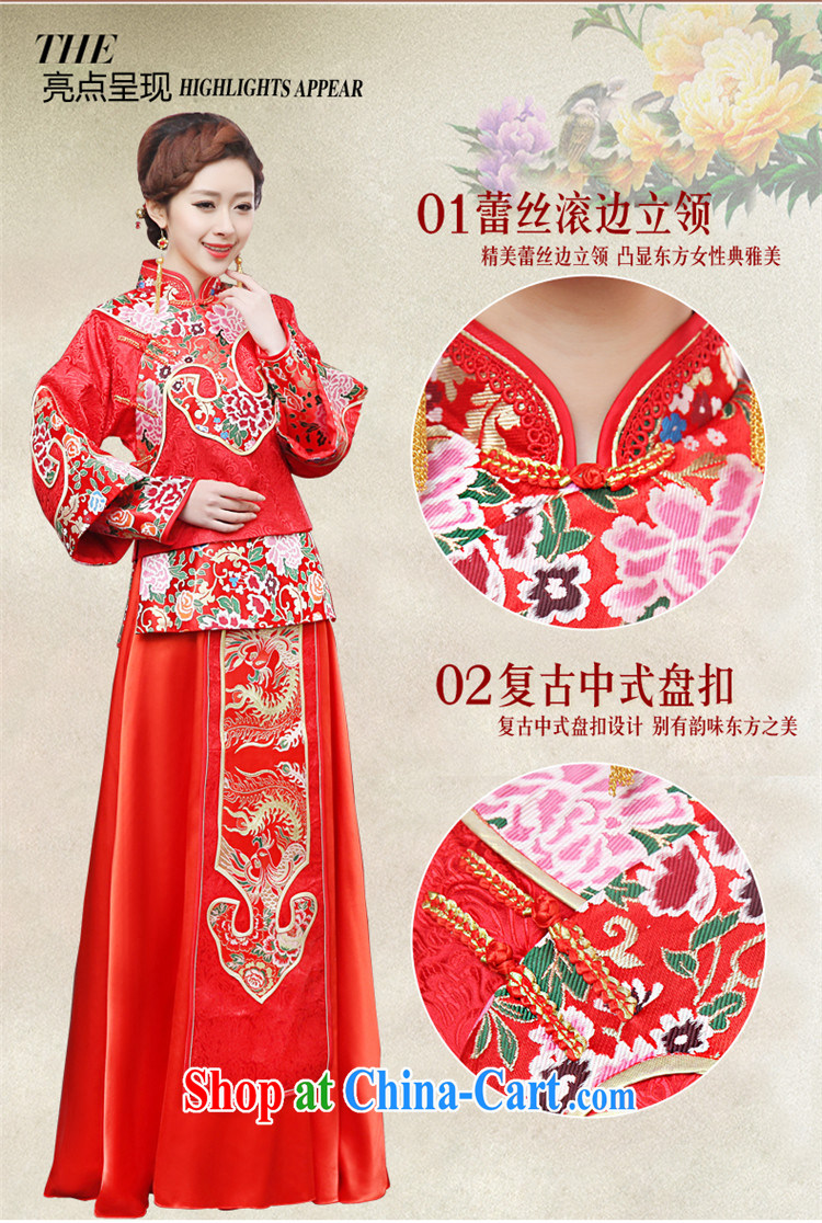 Angel, Mrs Carrie Yau, 2014 according to new, improved Chinese dragon and marriages dresses show reel service-soo and the toasting service bridal dresses costumes Fung Koon married Yi red XS pictures, price, brand platters! Elections are good character, the national distribution, so why buy now enjoy more preferential! Health