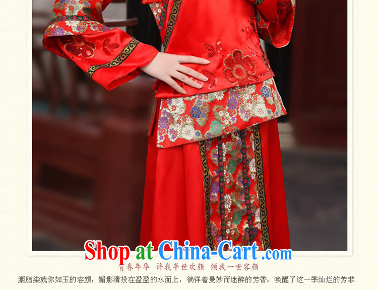 2015 Tslyzm New Sau Wo service use phoenix marriages ancient Chinese wedding married Yi Classic red XS pictures, price, brand platters! Elections are good character, the national distribution, so why buy now enjoy more preferential! Health