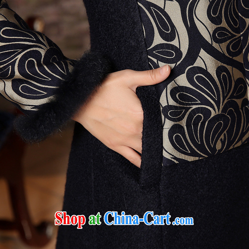 The CYD HO Kwun Tong' once and for all Maple gross long-sleeved jacket for winter 2015 the new Chinese, Chinese TC quilted coat 4928 gray XXXL, Sau looked Tang, shopping on the Internet