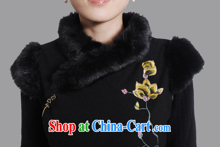 kam world at the autumn and winter with new female Peacock embroidery floral beauty graphics thin antique Chinese style restaurant work uniforms with improved the cotton short-sleeved flag Y 0015 green XXL pictures, price, brand platters! Elections are good character, the national distribution, so why buy now enjoy more preferential! Health