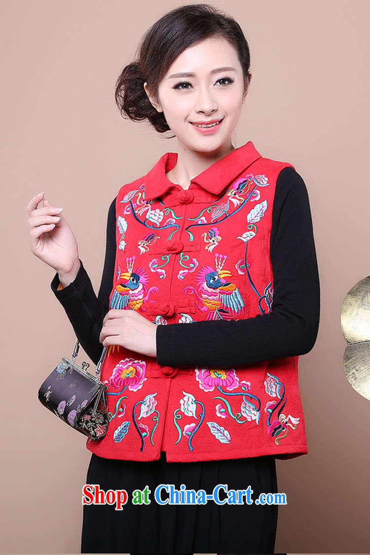 2014 autumn and winter clothes cotton China National wind jacquard embroidered vests trousers Tang Women's clothes 2 piece set to sell 135 pants L pictures, price, brand platters! Elections are good character, the national distribution, so why buy now enjoy more preferential! Health