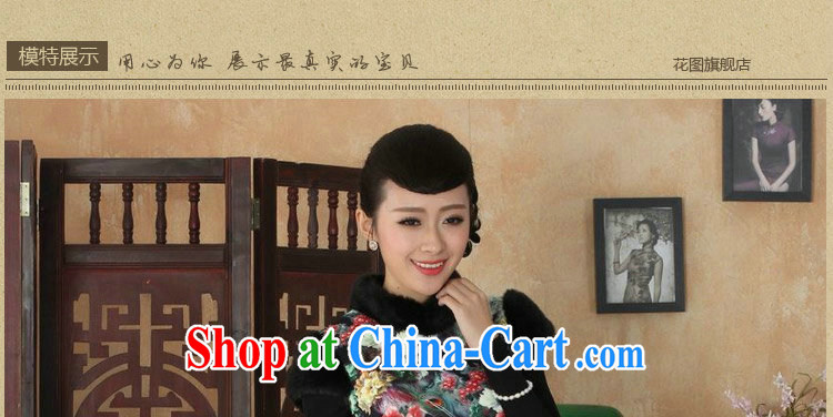 spend the winter clothes New Tang Women's clothes cheongsam Chinese improved, for flexible retro winter cotton short cheongsam 6 2 XL pictures, price, brand platters! Elections are good character, the national distribution, so why buy now enjoy more preferential! Health
