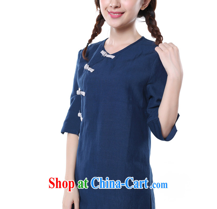 Chinese Antique ancient Chinese civilization, dresses T-shirt/Chinese style long-sleeved cotton Ma blouses purple XL XL pictures, price, brand platters! Elections are good character, the national distribution, so why buy now enjoy more preferential! Health