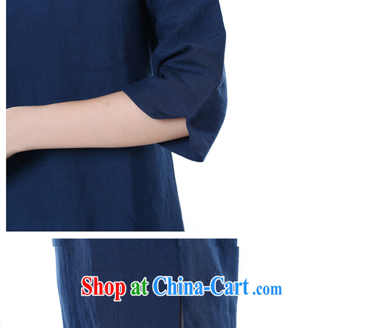 Chinese Antique ancient Chinese civilization, dresses T-shirt/Chinese style long-sleeved cotton Ma blouses purple XL XL pictures, price, brand platters! Elections are good character, the national distribution, so why buy now enjoy more preferential! Health