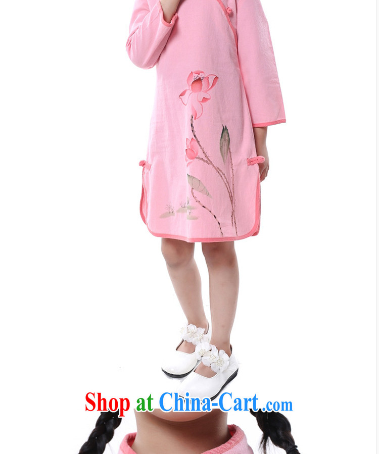 Autumn 2014 the mother and the child/China wind antique hand-painted cheongsam dress/children's robe mother dresses picture color children 7 135 CM pictures, price, brand platters! Elections are good character, the national distribution, so why buy now enjoy more preferential! Health