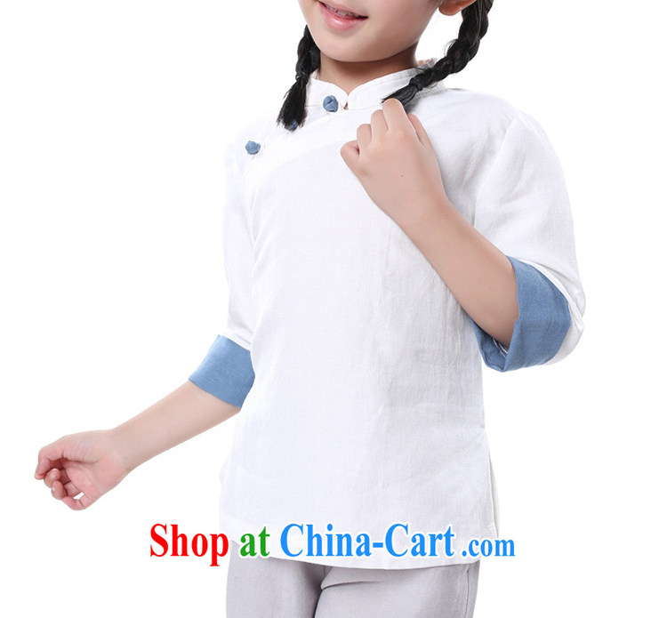 China's national air-chieh Han-cotton long-sleeved T-shirt the Commission/retro linen T-shirt mother and child-parent sub-assembly if the pixel color children 7 135 CM pictures, price, brand platters! Elections are good character, the national distribution, so why buy now enjoy more preferential! Health