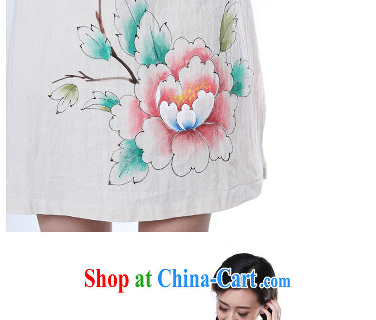 Chinese Antique, clothing/cotton Ma hand-painted in autumn cuff with children cheongsam parent-child dresses mother and daughter, with white children 7 135 CM pictures, price, brand platters! Elections are good character, the national distribution, so why buy now enjoy more preferential! Health