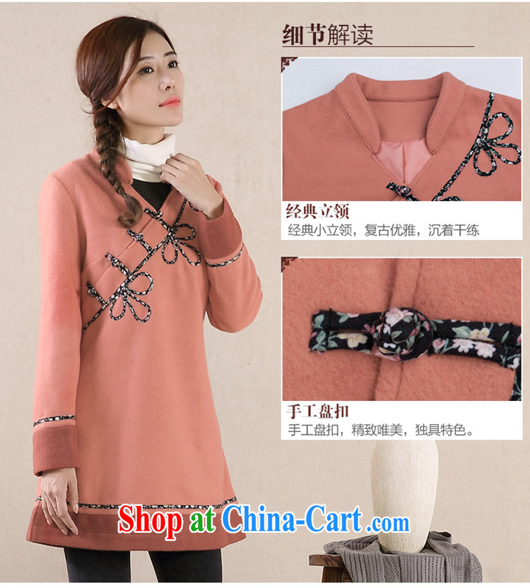 Mr Henry Tang, Ramadan 2014 winter clothing new Ethnic Wind long-sleeved loose improved Chinese Han-pink XL pictures, price, brand platters! Elections are good character, the national distribution, so why buy now enjoy more preferential! Health