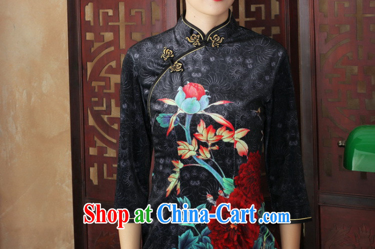 Spend figure, for Chinese Dress improved retro dresses, velvet cuff in autumn and the cheongsam Beauty Fashion dresses such as figure 2 XL pictures, price, brand platters! Elections are good character, the national distribution, so why buy now enjoy more preferential! Health