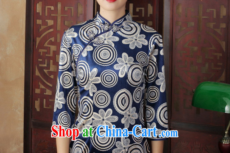 Take the fall with stylish and improved the collar cheongsam dress retro Daily Beauty graphics thin elegant mother dress dresses such as figure 2 XL pictures, price, brand platters! Elections are good character, the national distribution, so why buy now enjoy more preferential! Health
