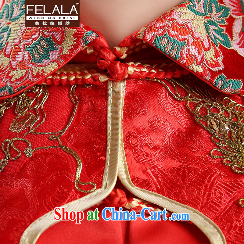 Ferrara 2015 bride Chinese antique dresses elegant damask-su Wo service serving toast M Suzhou shipping, La wedding (FELALA), online shopping