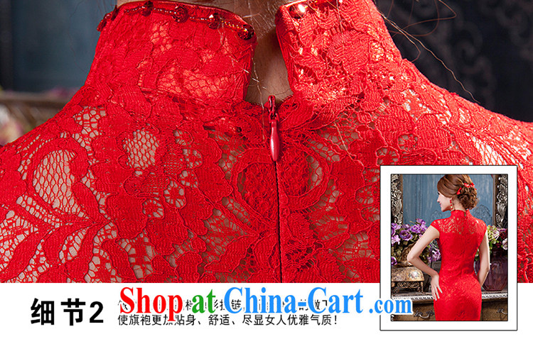 Red long dresses wedding dresses bows Service Bridal beauty girl lace crowsfoot retro wedding dress XS pictures, price, brand platters! Elections are good character, the national distribution, so why buy now enjoy more preferential! Health