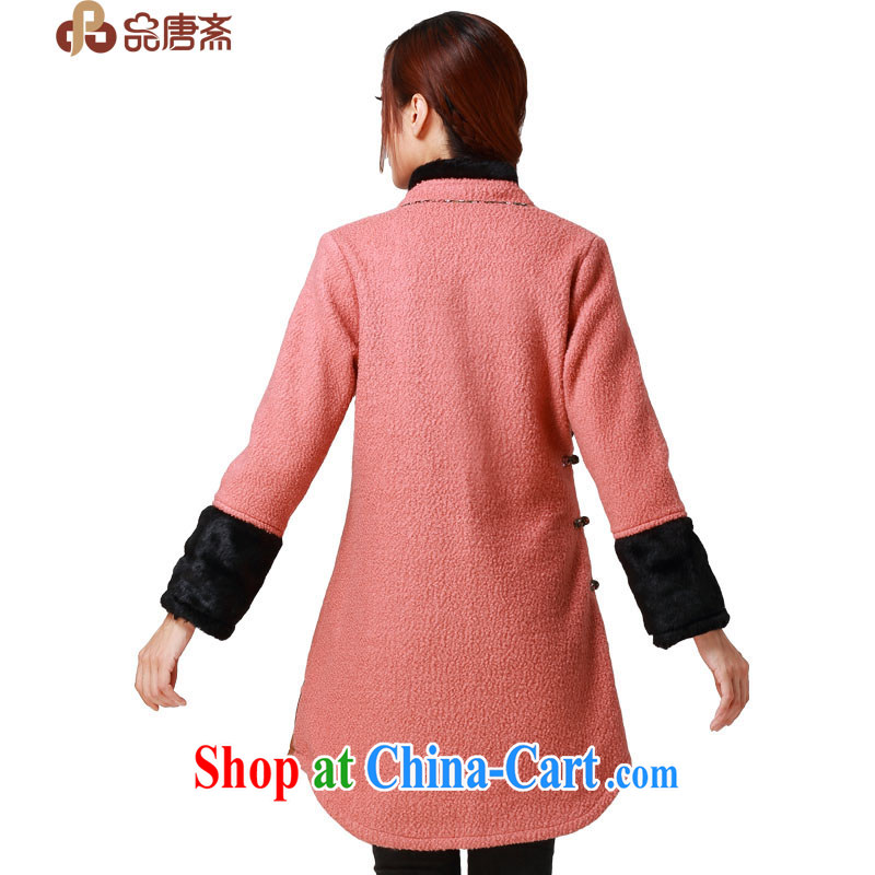 Mr Henry Tang, Id al-Fitr 2014 winter clothes New National wind, long, long-sleeved retro improved cheongsam pink XL, Tang ID al-Fitr, shopping on the Internet