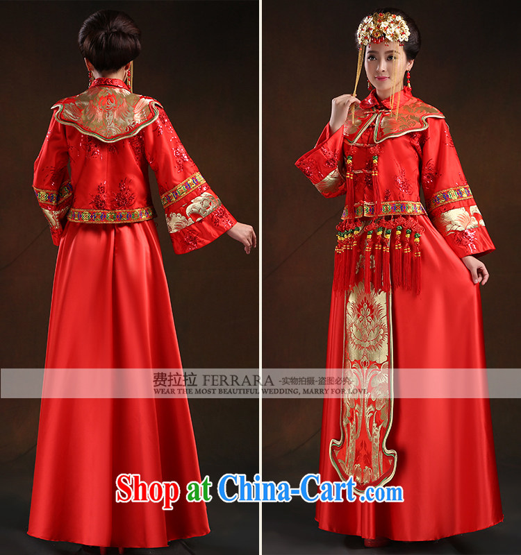 Ferrara 2015 bride Chinese antique dresses, long-serving reel toast serving pregnant women serving XL Suzhou shipping pictures, price, brand platters! Elections are good character, the national distribution, so why buy now enjoy more preferential! Health