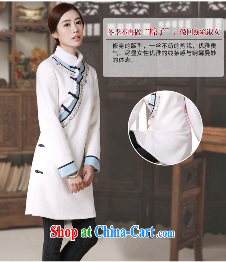 Mr Henry Tang, Id al-Fitr 2014 winter clothes new Ethnic Wind long-sleeved retro fashion cheongsam shirt jacket white XL pictures, price, brand platters! Elections are good character, the national distribution, so why buy now enjoy more preferential! Health