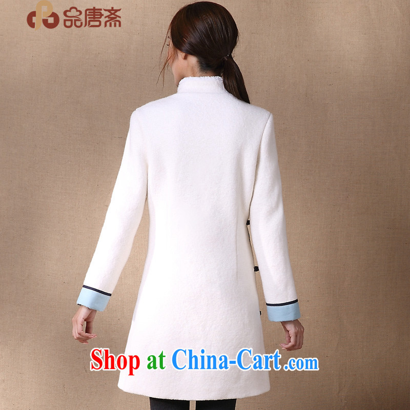 Mr Henry Tang, Id al-Fitr 2014 winter clothes new Ethnic Wind long-sleeved retro fashion cheongsam shirt jacket white XL, Tang ID al-Fitr, and shopping on the Internet