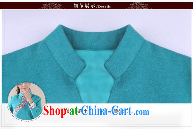 Mr Henry Tang, Id al-Fitr 2014 winter clothes new Ethnic Wind long-sleeved loose retro dresses shirt lake water green XL pictures, price, brand platters! Elections are good character, the national distribution, so why buy now enjoy more preferential! Health