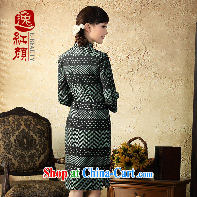 proverbial hero once and for all and pursuing a dream linen dresses skirt fall 2015 with improved stylish cotton cultivation the commission cheongsam dress cuff in Diane green 2 XL, fatally jealous once and for all, and, on-line shopping